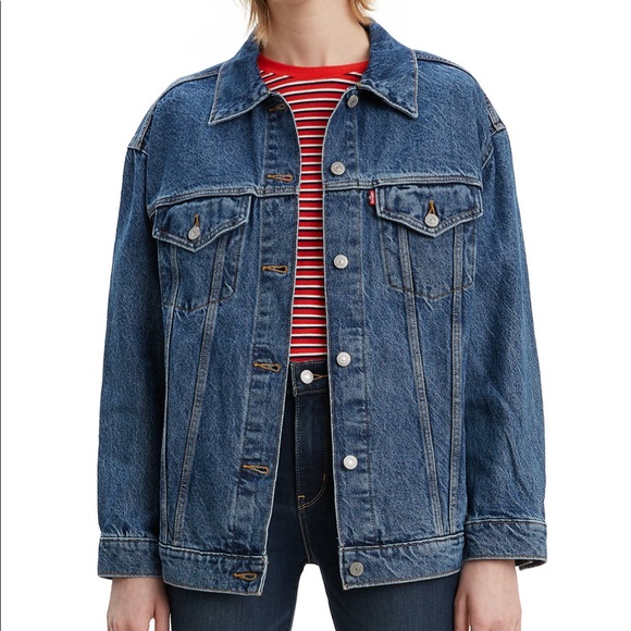 Levi's® Women's Baggy Trucker Cotton Denim Jacket